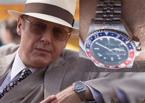 raymond reddington rolex gmt|celebrities wearing Rolex gmt master.